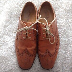 Cole Haan Giraldo Air Mens 11 M Wingtip Oxfords Dress Shoes Leather C09303 Brown